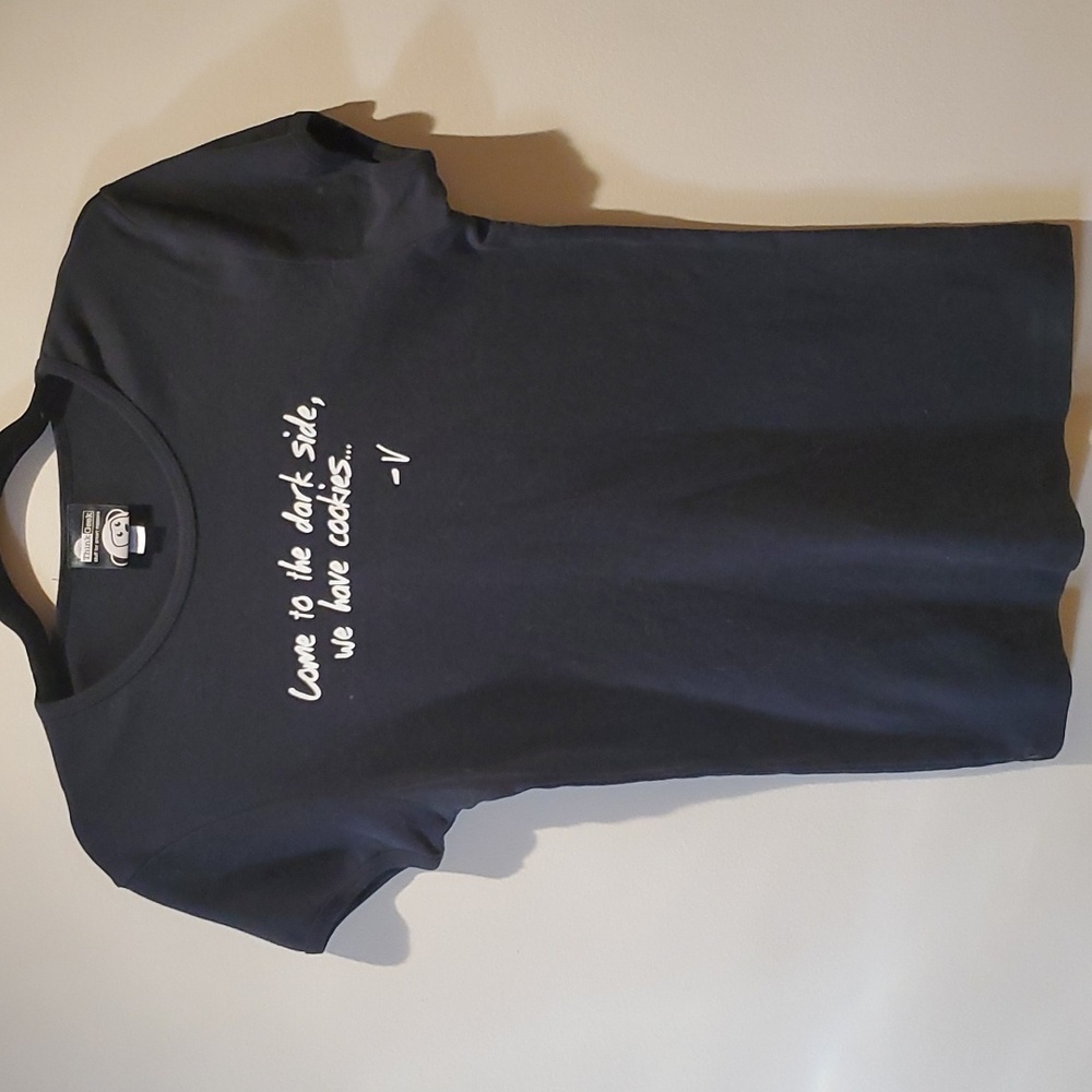 Think Geek Come to the Dark Side, We Have Cookies Babydoll Tee - L